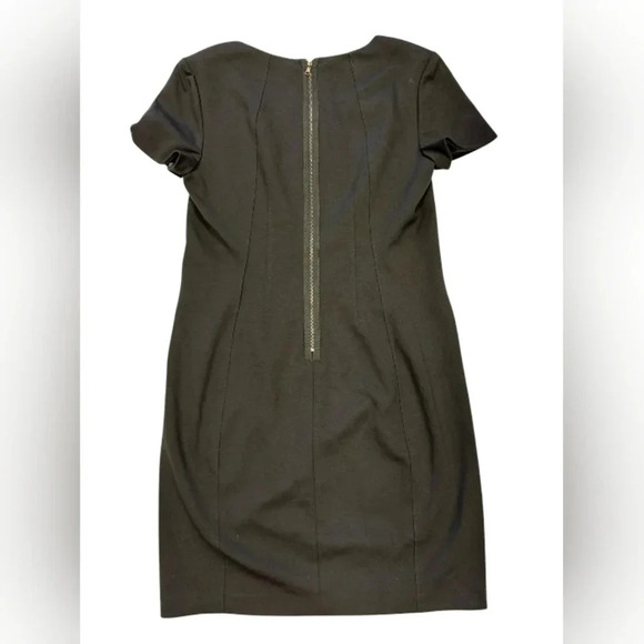 TAHARI Dress Black Short Sleeve Plus Size Midi Size 16 - Picture 5 of 11